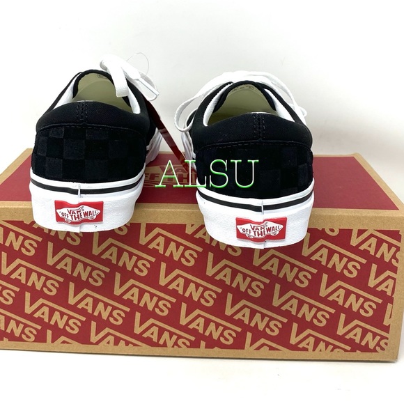 VANS Era Deboss Checker Black Women’s Sneakers - Picture 4 of 9
